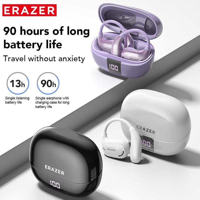 Audífonos ERAZER Xt66Pro Sonido HiFi, Bluetooth y Diseño Ultraligero